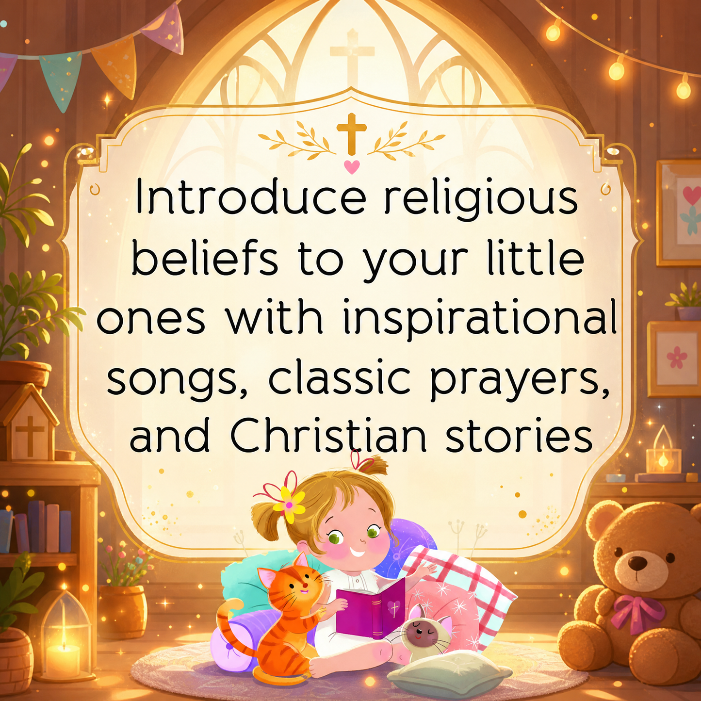 🎁Bible Stories and Songs: Portable Electronic Player with 11 Books