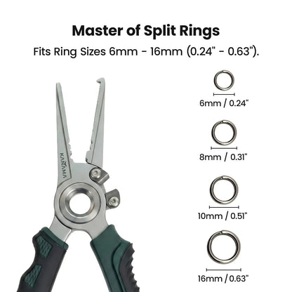 🎣 High-Strength Rust-Resistant Fishing Pliers