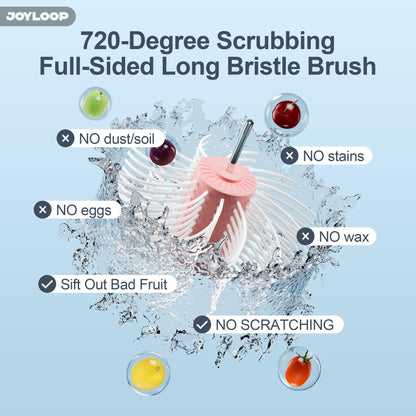 🔥49%OFF TODAY🔥Manual Fruit & Vegetable Washer Spinner with Brush