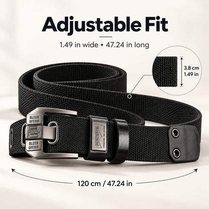 Unisex Minimalist Stylish Waistband - Buckle-Free Men's Belt, Holeless Strap