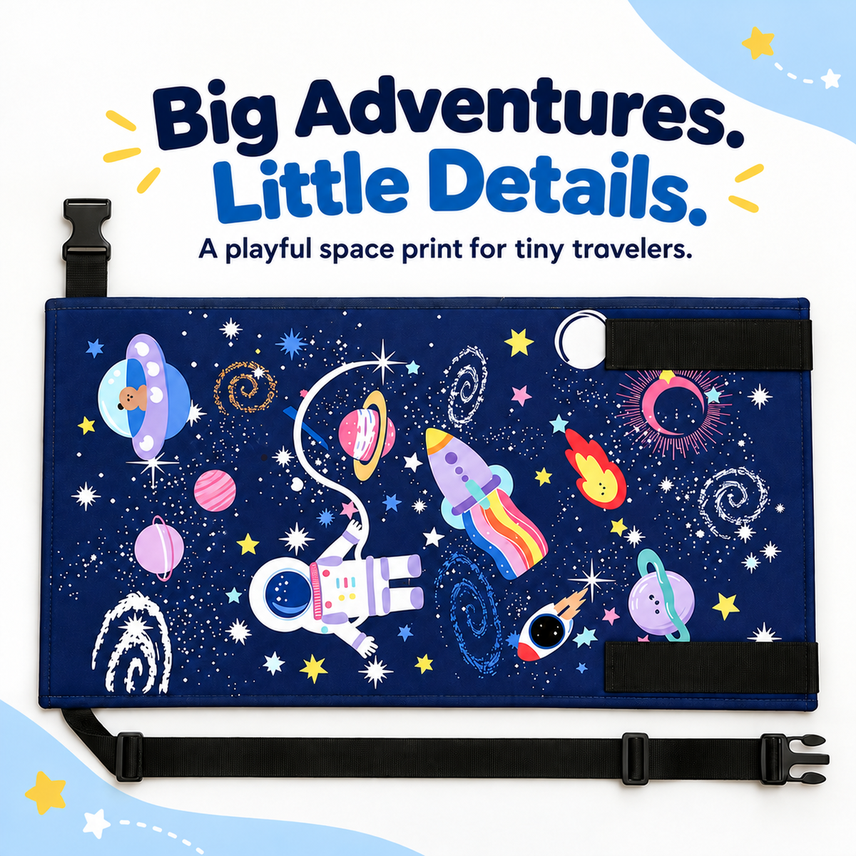 ✈️ Kids’ Airplane Seat Extender – Foldable Travel Leg Rest, No Inflation Needed 🚀