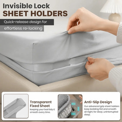 Anti-Slip Bed Sheet Clips – Heavy-Duty Sheet Fasteners