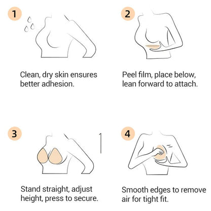 nvisible Breast Lift Pads – Lift, Shape & Style Without Bra Lines