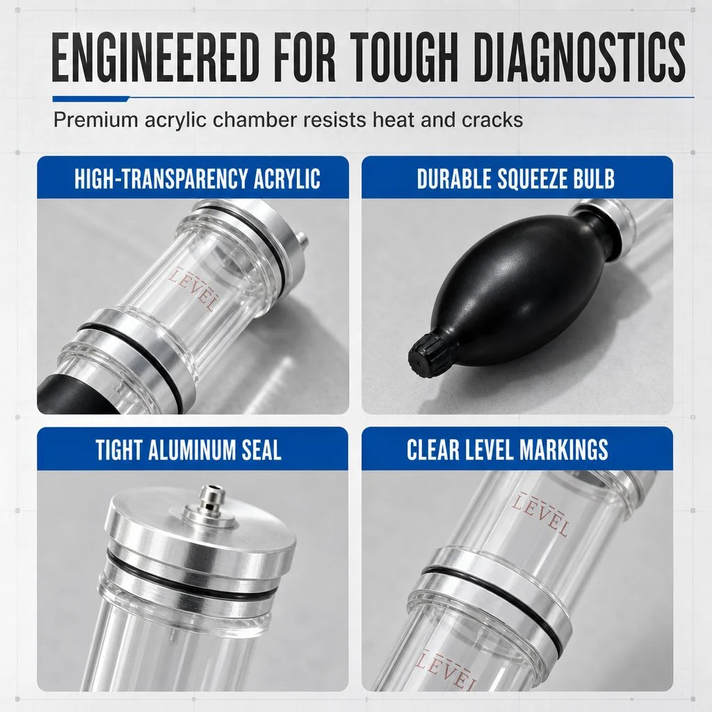 📍🔧 Combustion Chamber Leak Detector Kit