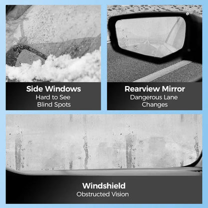 🚗 Anti-Fog Glass Coating – Easy Sponge Applicator for Car Windows & Mirrors
