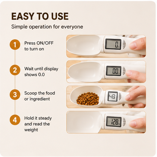 💖Hot 49% OFF🥄 Digital Measuring Spoon Scale — High-Precision Food Weighing Spoon
