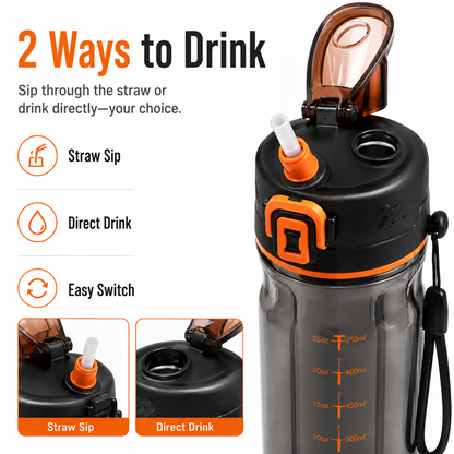 2-in-1 Misting Water Bottle – Stay Cool & Hydrated On the Go