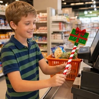 ✨🎄 Christmas Payment Wand – Turn Every Tap Into Holiday Magic
