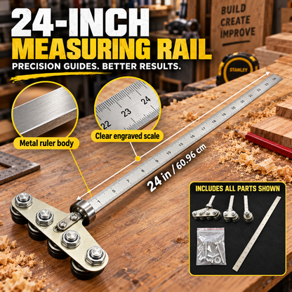 🔩 Essentials for Your Toolbox🔧 Straight-Edge Double Axis 60cm Positioning Calipers