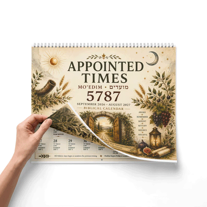 📜 Biblical Hebrew Calendar 5787 – 2026–2027 Feast Days, Shabbat & Appointed Times