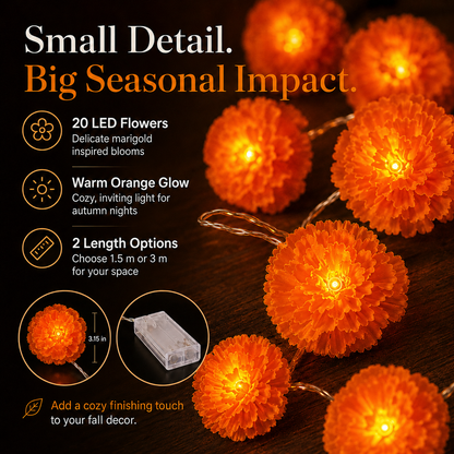 Marigold Flower StringLights