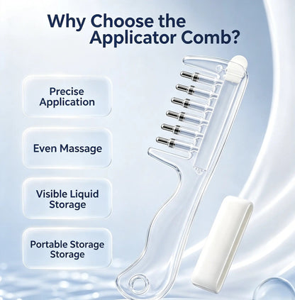 🪮Refillable Scalp Oil Applicator Comb – Evenly applies serum to the roots