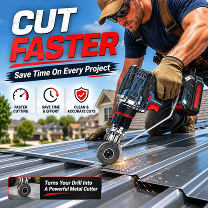 🔩 Metal Sheet Cutter Drill Attachment — Fast, Clean & Effortless