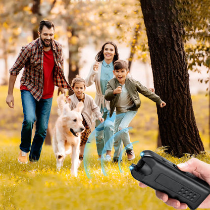🔥Hot Sale - 49% OFF🔥Portable Ultrasonic Dog Deterrent with LED Flashlight