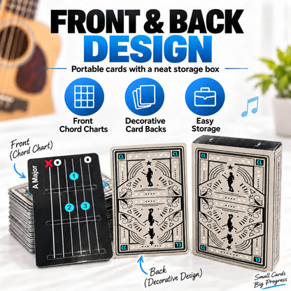 🎸✨ Guitar Chord Cards — Learn Chords Faster & Master Your Guitar Skills Easier