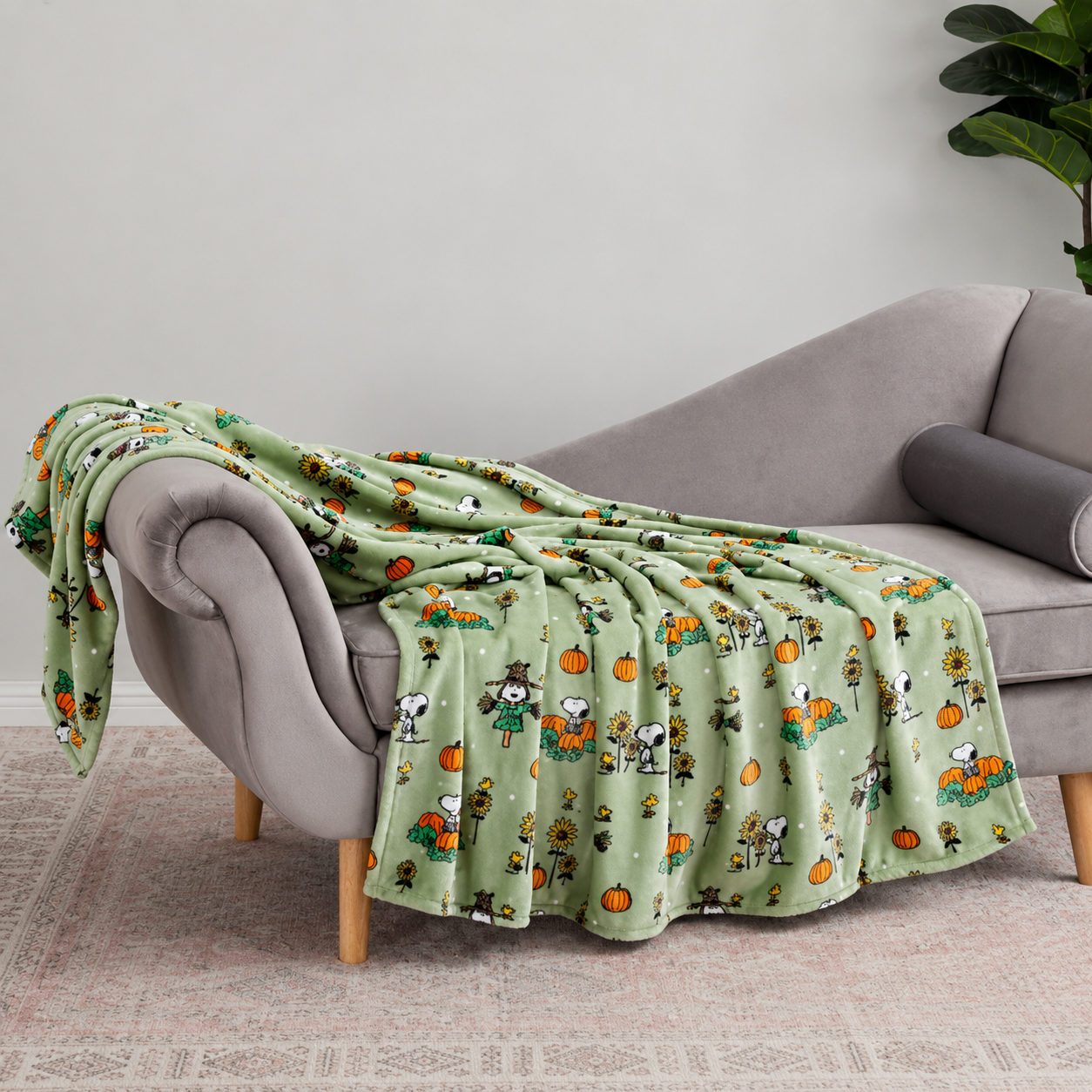 🍂Peanuts Harvest Plush Throw
