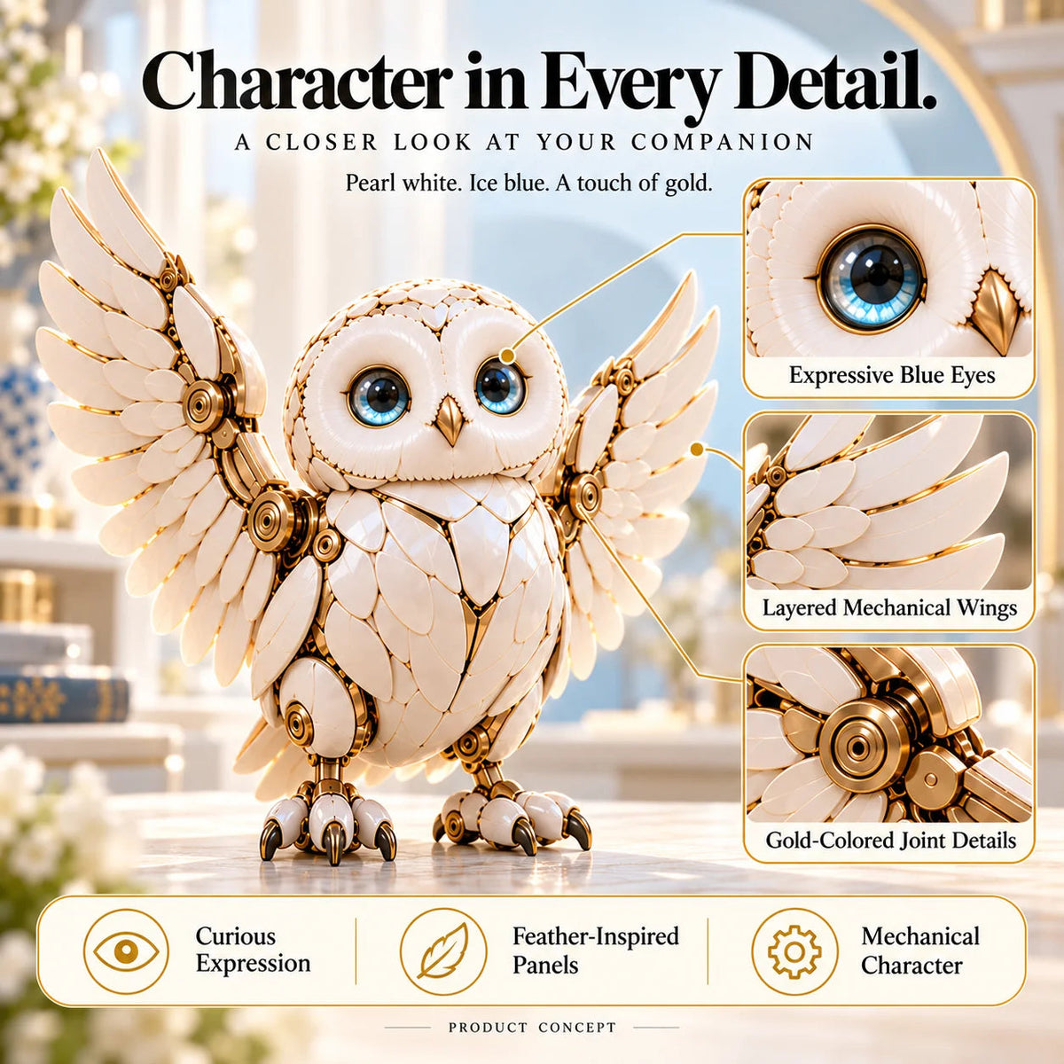 🦉2-in-1 Transforming Mechanical Owl Egg -A Mystery Egg,A Remarkable Owl Reveal