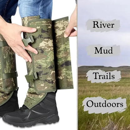 🐍 Snake-Resistant Outdoor Leg Gaiters – Protective Gear for Hiking, Hunting & Yard Work