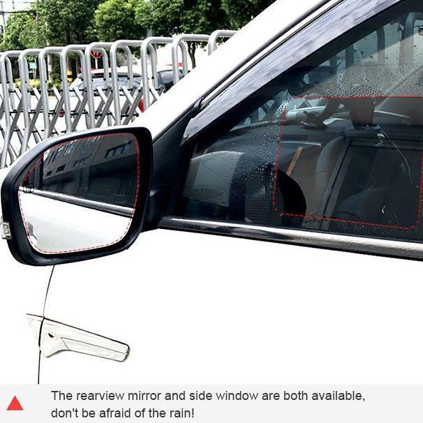 💧 Car Side Mirror Anti-Fog Film – Rain-View PET Sheets