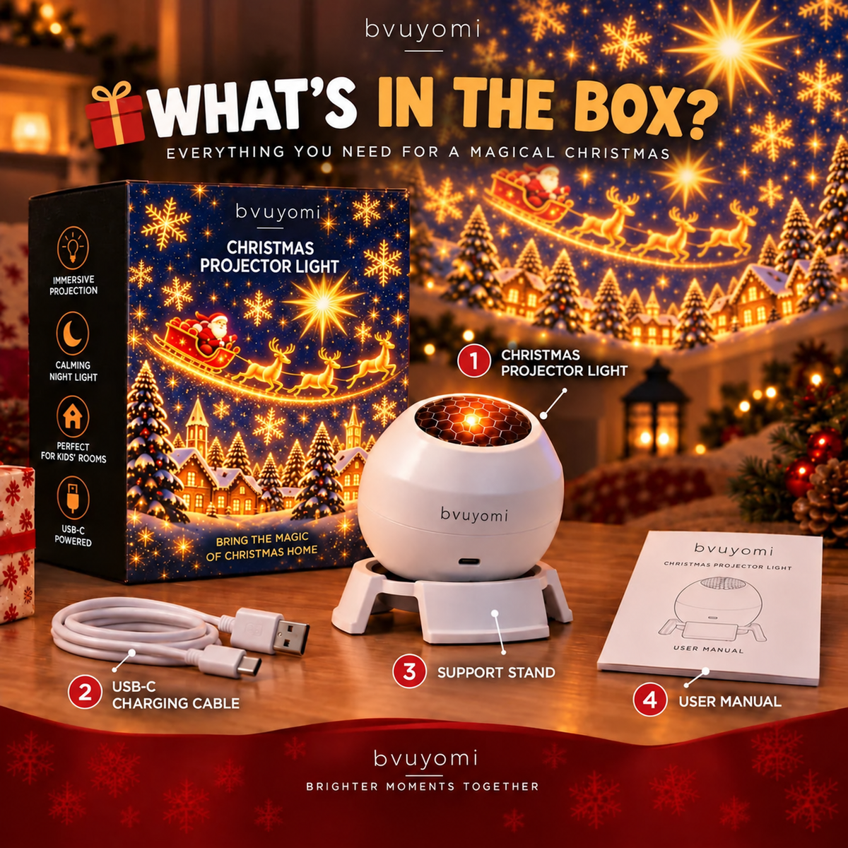 🎄 Magical Christmas Lights ✨ Light Up the Holiday Magic