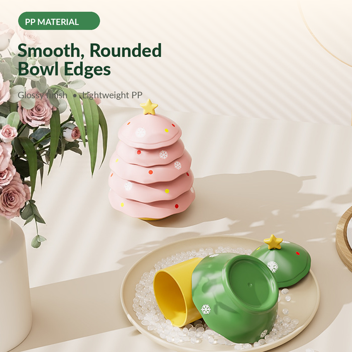 🌲Christmas Tree Stackable Dip Bowl Set – 5 Mini Serving Bowls