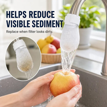 [Fits Faucets < 1"] 50 cotton filter bags disposable Cotton Faucet Filter Bags with 10 fastening straps 💧