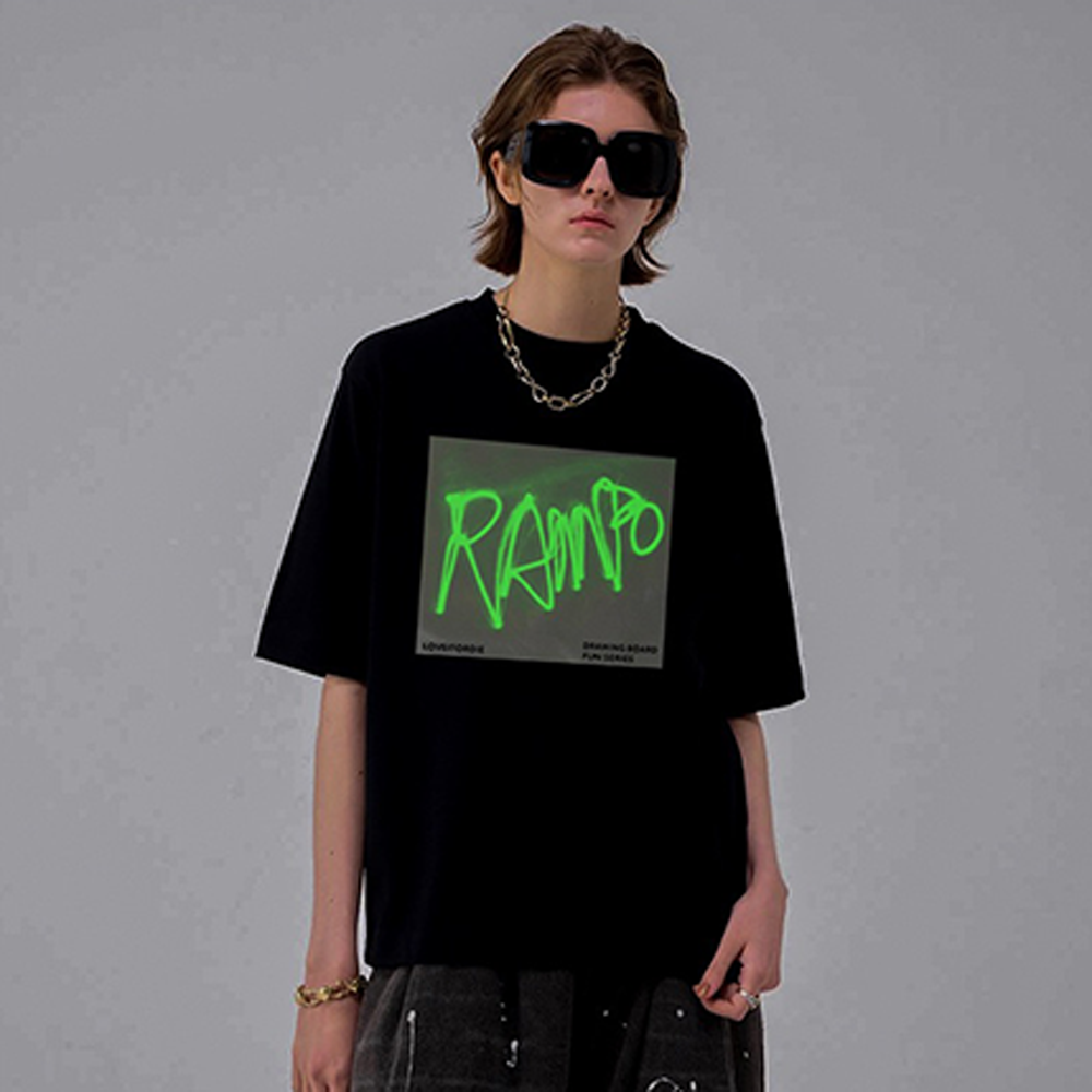 🔦 Glow-in-the-Dark Drawing T-Shirt | Draw, Glow & Repeat