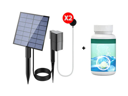 📢📢50% OFF !! ⏰Solar Pond Aerator with Air Pump