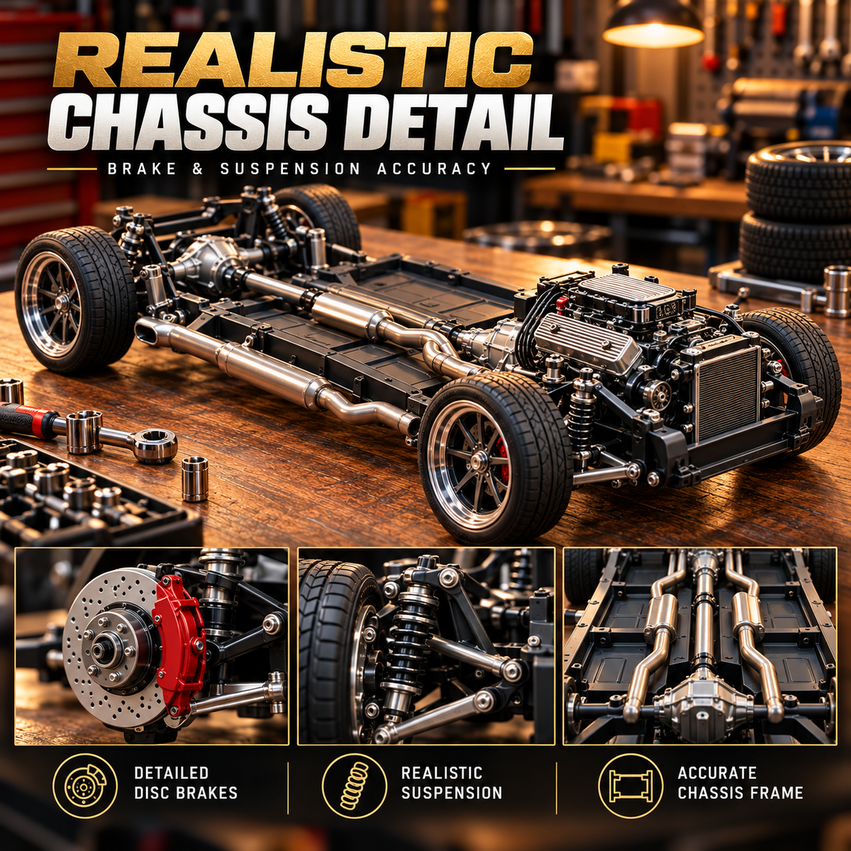 🏎️ 1967-Inspired GT500 Fastback DIY Model Car Kit – Build & Display