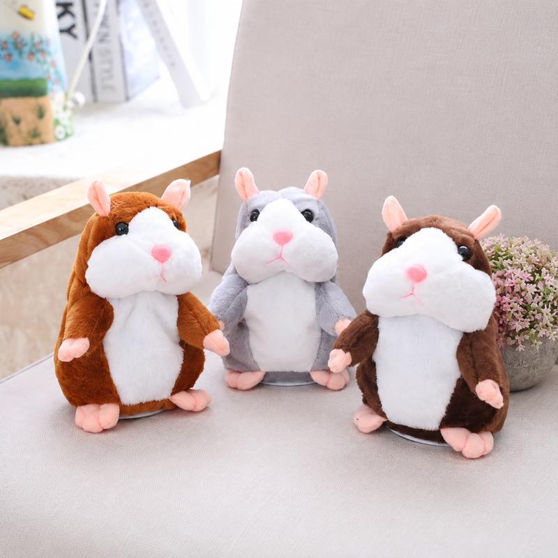 Talking Hamster Plush Toy – Funny Voice-Repeating Interactive Gift