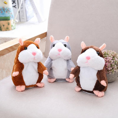Talking Hamster Plush Toy – Funny Voice-Repeating Interactive Gift
