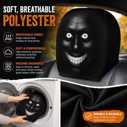 🎃 Spooky Car Headrest Covers – Make Every Drive Creepy