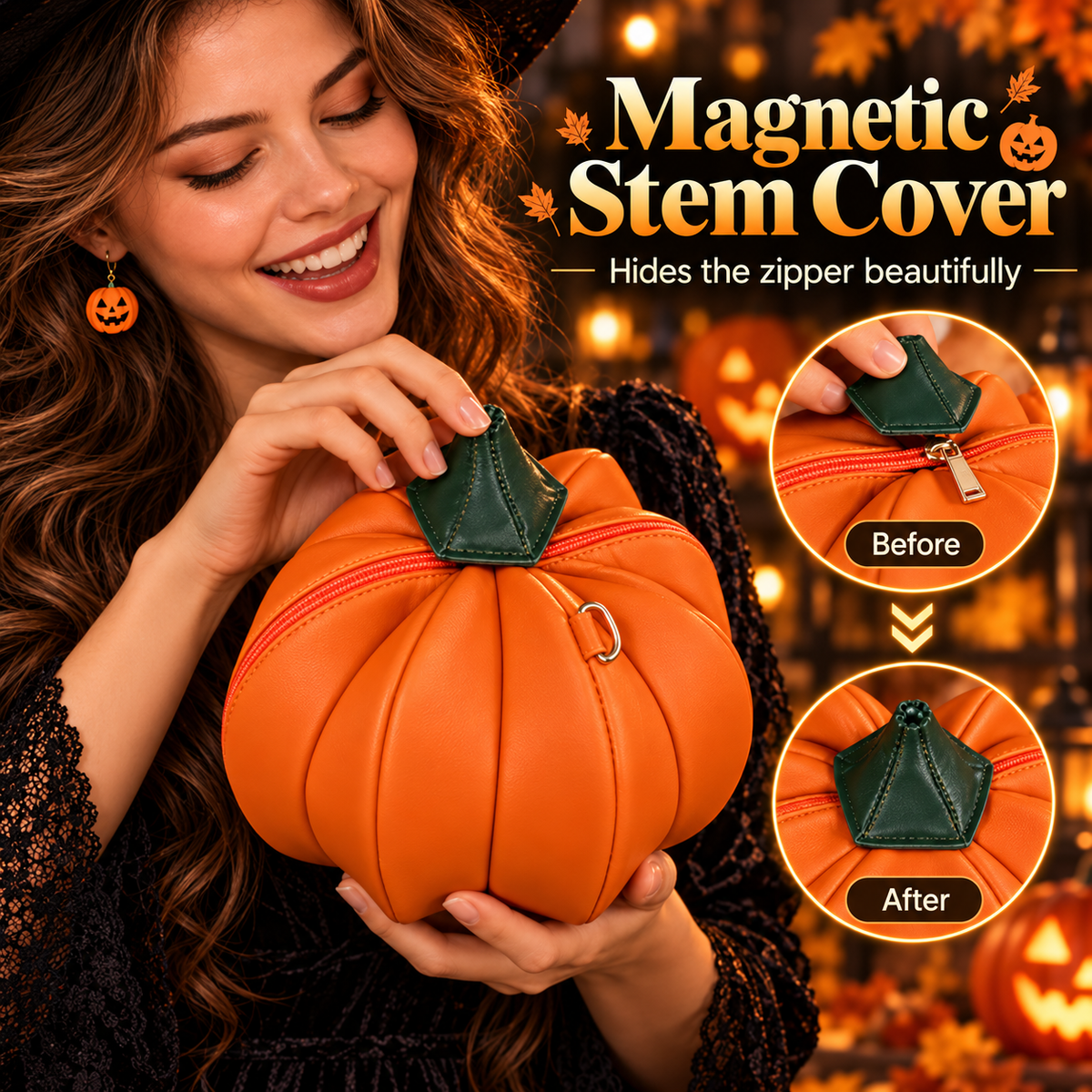 🎃 Pumpkin Crossbody Purse – Your Fall Outfit’s Finishing Touch