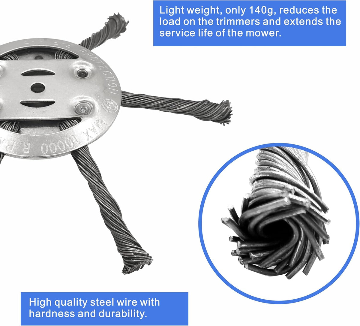 Steel Wire Grass Trimmer Head