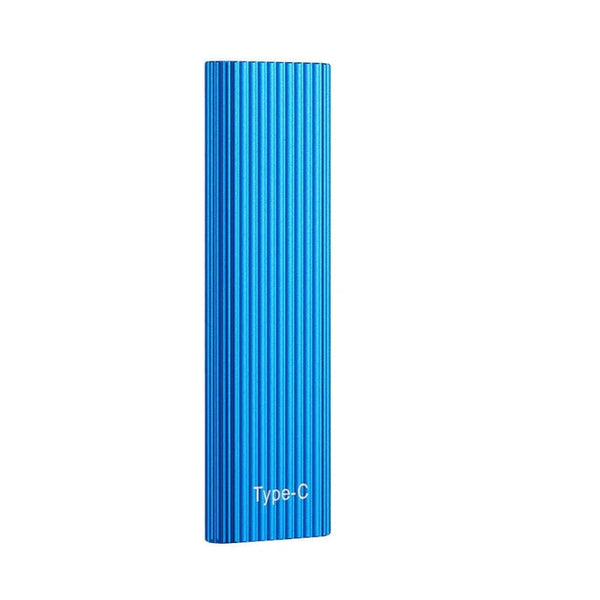 Blue portable storage drive