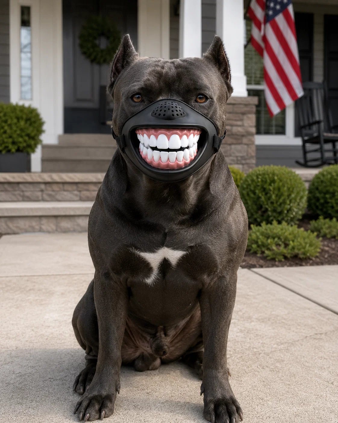 👹Halloween K9 Smile Muzzle