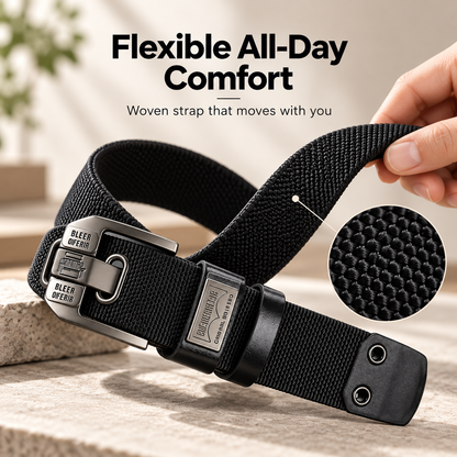 Unisex Minimalist Stylish Waistband - Buckle-Free Men's Belt, Holeless Strap