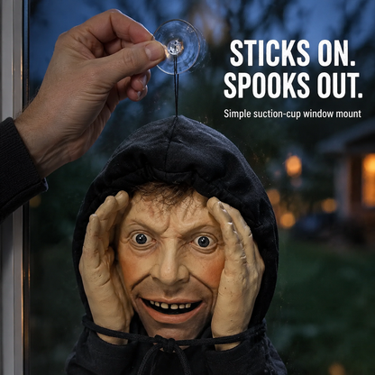 👻Scary Peeper Freak Halloween Decoration – The Ultimate Window Prank! 🎃🧟‍♀️