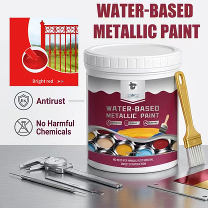 ✨ All-in-One Rust Converter Metallic Paint – Restore & Protect Metal