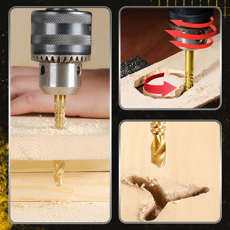 6-Piece Serrated Drill Bit Set – Less Tool Switching, More Ways to Get the Job Done