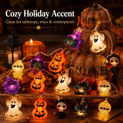 🎃USB-Powered Pumpkin LED String Lights