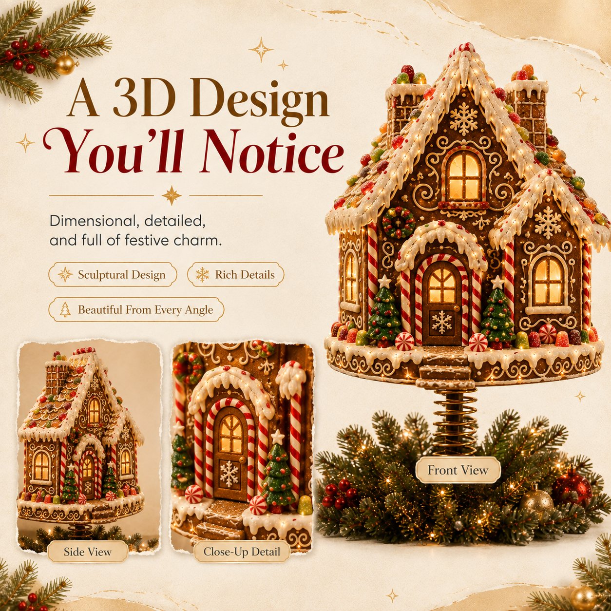 ⏳ Last Day 49% OFF – 🎅  Lighted Christmas Tree Topper Collection | 7 Festive Character Designs To Transform Your Tree Into A Holiday Showpiece ✨