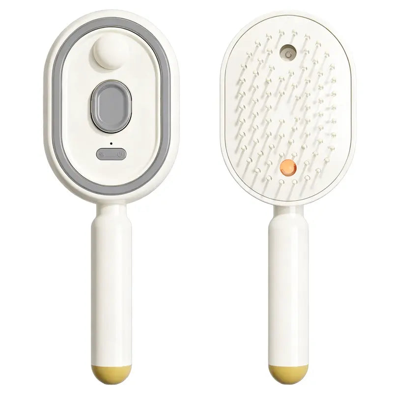 💆 3-in-1 Scalp Spray Massage Comb – Fine Mist Hair Brush with Red Light & Easy-Clean Design