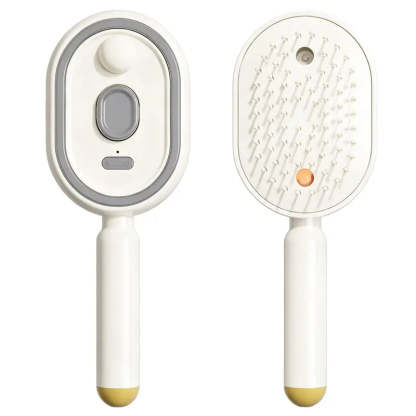💆 3-in-1 Scalp Spray Massage Comb – Fine Mist Hair Brush with Red Light & Easy-Clean Design