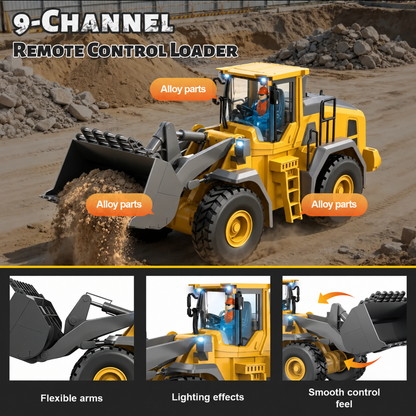 🚜 RC Construction Vehicles – Excavator, Loader, Bulldozer & Dump Truck