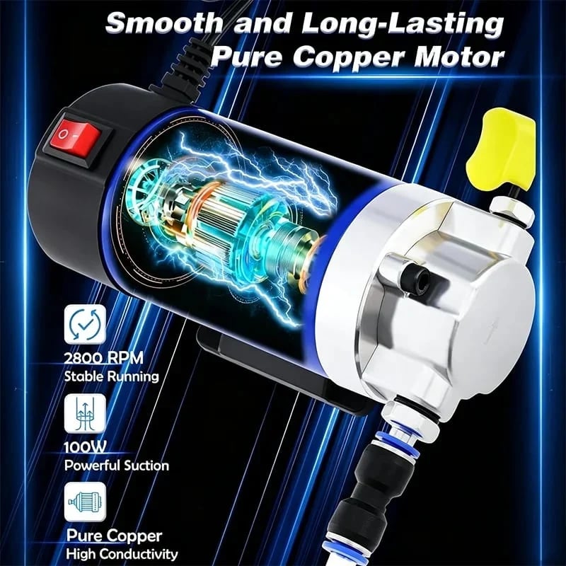 🔧 Portable Oil Transfer Pump – 12V / 24V Engine Oil Extractor