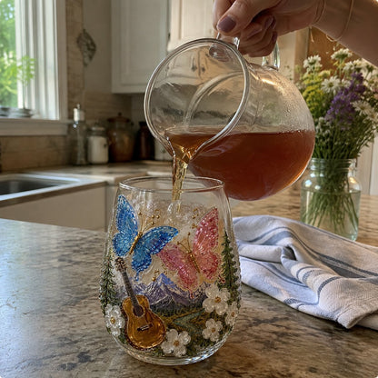 🤠 Queen of Country 1946–2026 3D Glass Collection | 8 Inspired Country Designs with Raised Guitars, Butterflies, Boots, Florals & Vintage Music Details 🎸✨