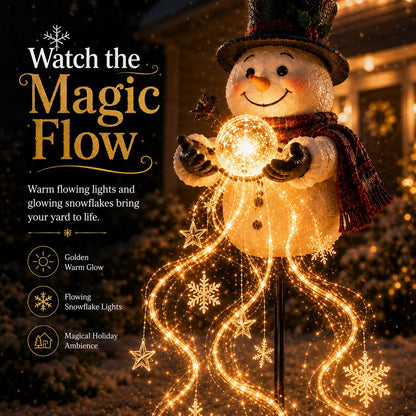 🎅Christmas Early Discount 🔥Buy 4 Get 20% OFF🔥 Snowman Magic Fountain Garden Light