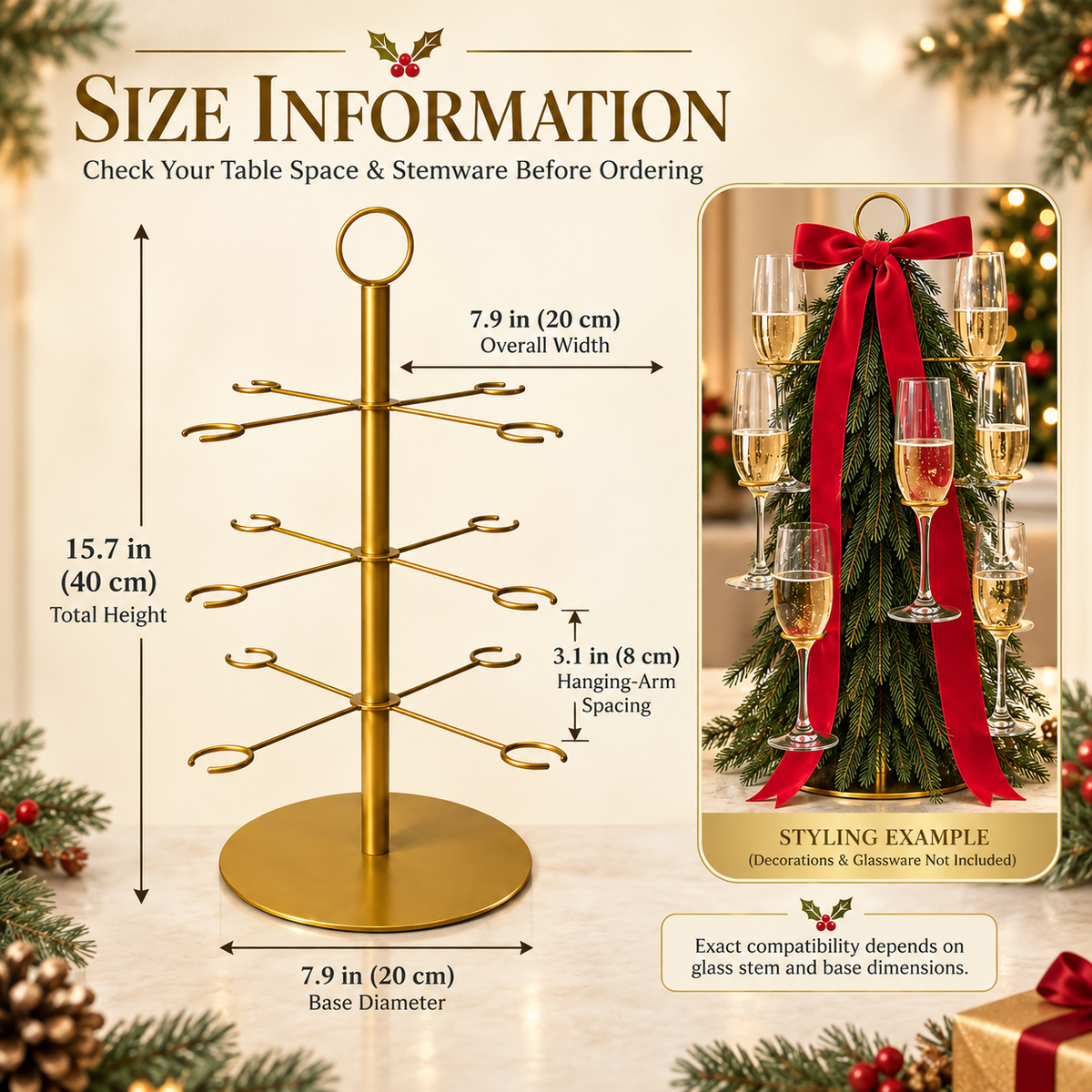 🥂✨Christmas Tree Wine Glass Holder