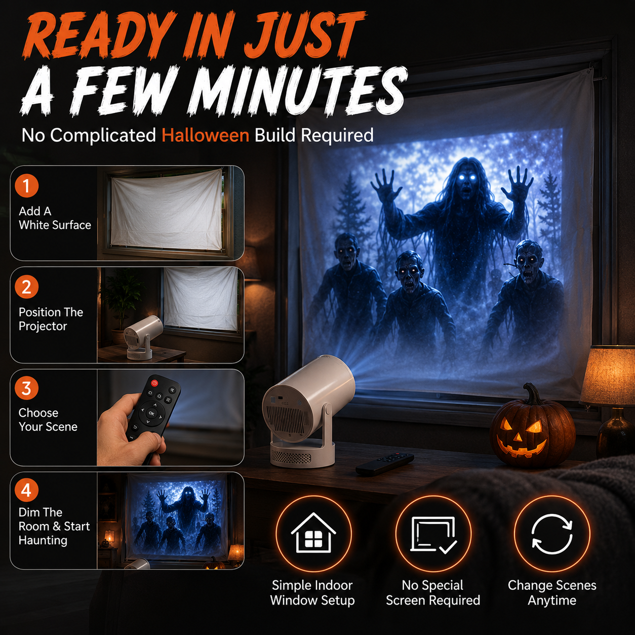 🎃Halloween window projector👻